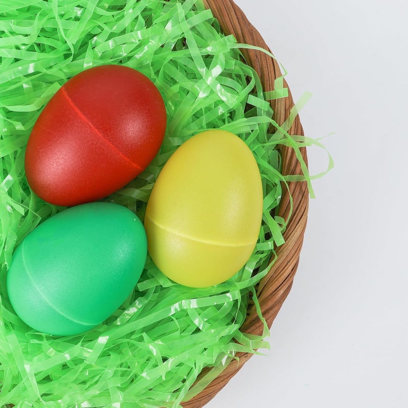 Kiddokids 16 oz Green Easter Basket Grass – Plastic Fake Grass Shred Raffia for Egg Stuffer, Party Supplies & Gift Wrapping Decor - Image 5